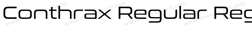 Conthrax Regular Regular字体转换